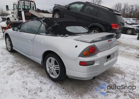 2004 Mitsubishi Eclipse Spyder Gt из США, поврежденный, VIN 4A3AE55H74E033911